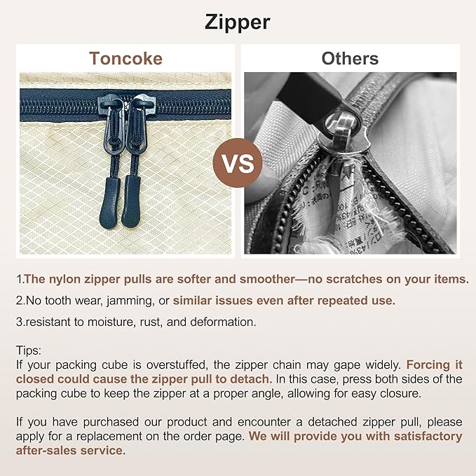 8-Piece Packing Cubes for Travel, Mesh Luggage Organizers with Shoe Bag, Toiletry Bag, Laundry Pouches, 4 Sizes (XL/L/M/S) for Suitcase Organization, Men Women Kids, Beige