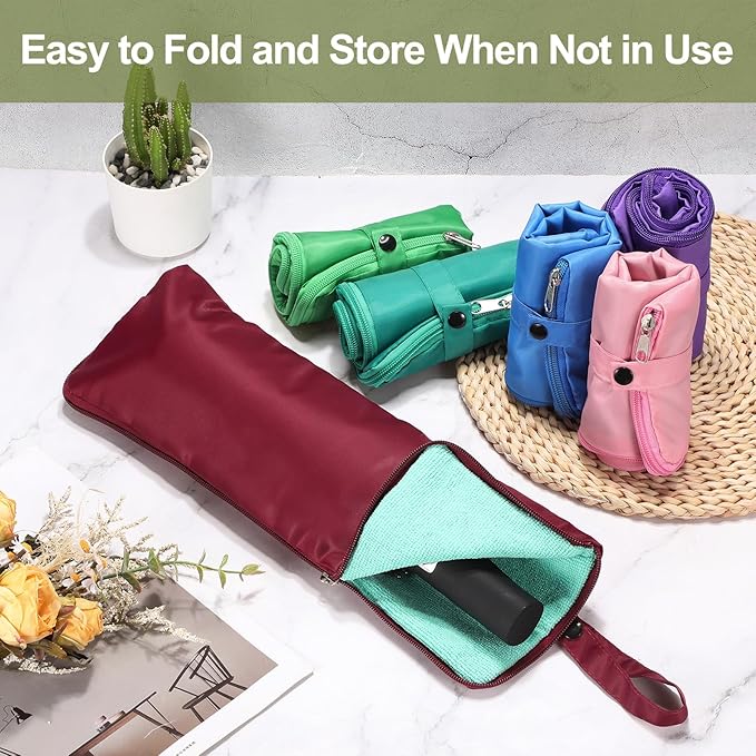uxcell Wet Umbrellas Bag, 15 x 5 Inch Waterproof Oxford Cloth Reversible Umbrellas Sleeve Cover Portable Waterproof Case for Wet Travel Folding Umbrellas Travel Home Outdoor, Dark Blue