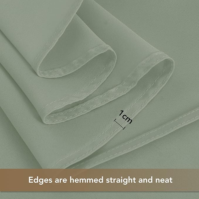sancua Rectangle Tablecloths for 6 Foot Tables, 6 Pack - Washable Polyester Fabric Table Cloth for Wedding Party, Birthday, Banquet Reception, 54x108 Inch, Sage Green