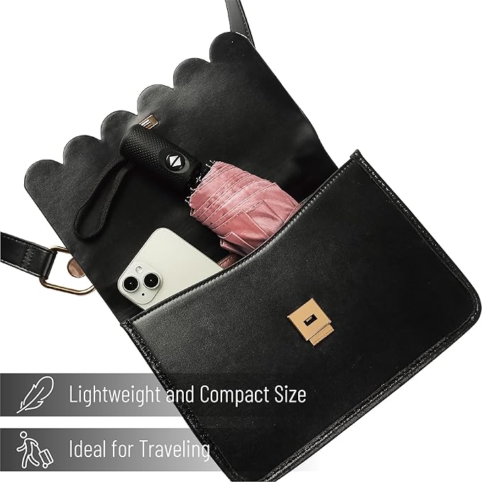 Mr. Pen- Windproof Travel Umbrella, Small Water-Resistant Automatic Folding Umbrella for Rain and Sun, Light, Compact and Portable for Women & Men, Fits Car & Backpack
