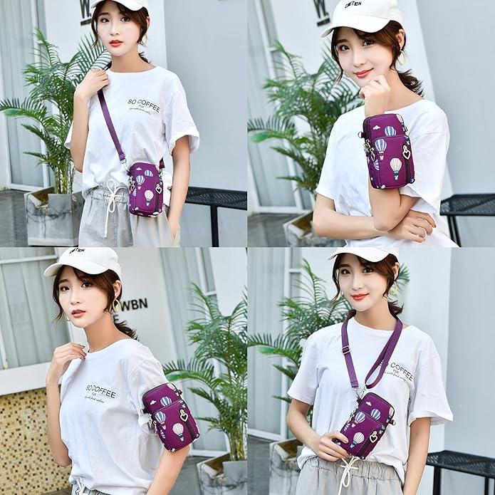 BIAOTIE Lightweight Small Crossbody Bags Cell Phone Purses Travel Pouch Shoulder Bag for Women