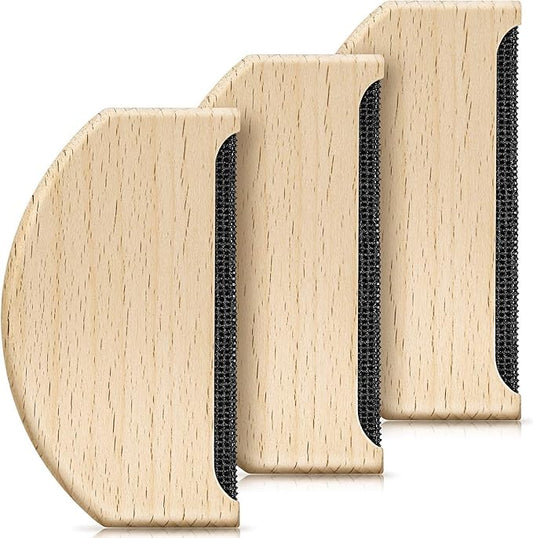 Boao 3 Pcs Sweater Combs to Remove Pilling Sweater Defuzzer Multi-Fabric Shaver and Cashmere Comb Wool Pilling Remover Pills for De-Pilling Clothing Garments Knits Scarves Wool Coats Pants Care