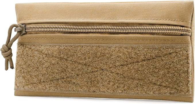 Qavctw Tactical Admin Pouch Bag with Hook and Loop Tool Storage Bag Snack Pouch Candy Bag Hanging Pouches Backpack Accessory Pouch