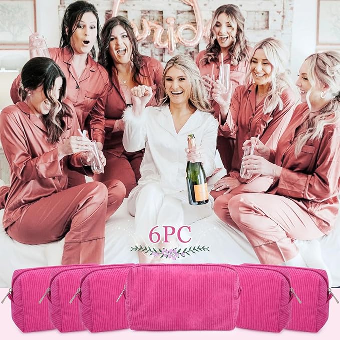 SOIDRAM Makeup Bag Preppy Cosmetic Bag Bulk Makeup Pouch Personalize Travel Toiletry Bag Organizer Cute DIY Makeup Brushes Storage Bag for Women