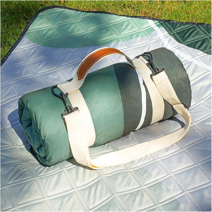 Waterproof Picnic Blanket Beach Outdoor Camping Mat Extra Large Foldable Cute Big Travel Essential Accessories Gift Park Patio Lawn Garden Grass Ground Play Music Festival Concert Must Have