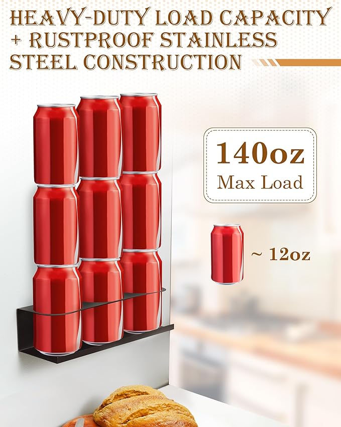 Black 2 Pack Magnetic Cup Holder with Lid Holder (1PC) Fridge for 30 & 40 oz Tumbler - Strong Fridge Mount - Water Bottle Organizer for Metal- No Drill Cup Accessories for Car, Kitchen, Office