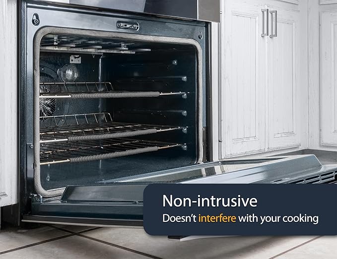 Silicone Oven Rack Shields by Linda’s Essentials (3 Pack) | Heat Resistance Silicone Oven Rack Protectors Guards Against Burns and Scars | 14 Inches Long (Gray)
