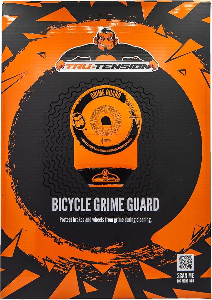Tru-Tension | Bicycle Grime Guard | Protect Brakes & Wheels During Cleaning | Bicycle Tools & Accessories (Suitable for Bicycles Only)