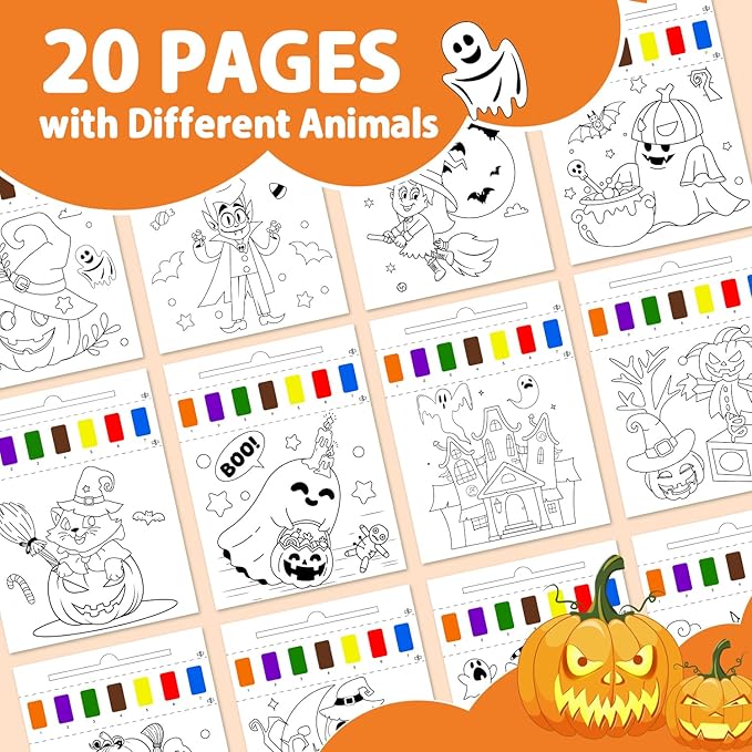 AGGKKY Paint with Water Coloring Books for Kids Toddlers 1-3 Mess Free Watercolor Painting Book Kits Arts and Crafts for Kids 2-4 4-6 Travel Activities Birthday Christmas Stocking Stuffers Toy Gift