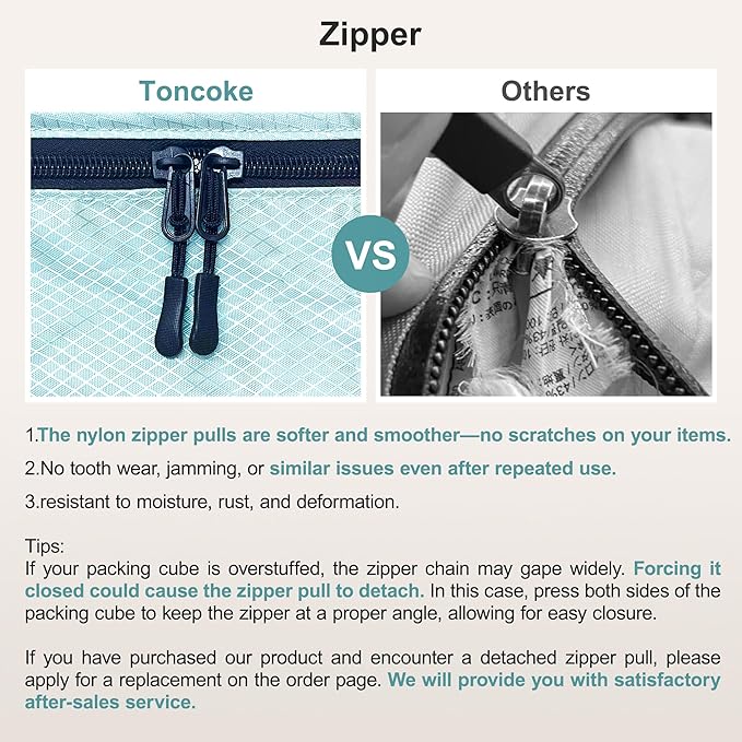 8-Piece Packing Cubes for Travel, Mesh Luggage Organizers with Shoe Bag, Toiletry Bag, Laundry Pouches, 4 Sizes (XL/L/M/S) for Suitcase Organization, Men Women Kids, Lake Blue