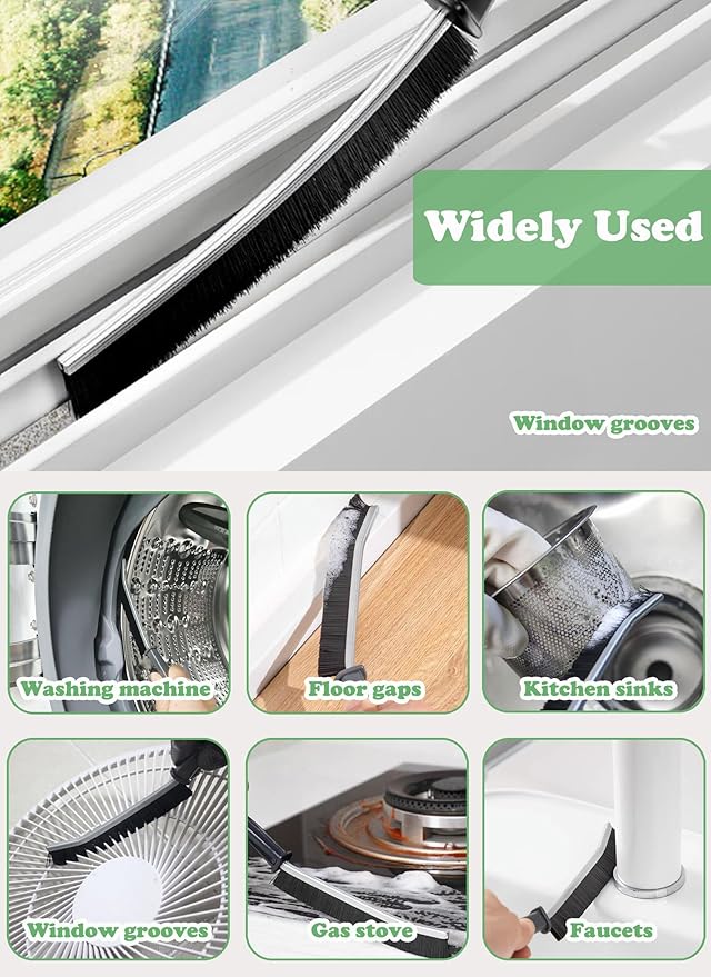 20Pcs Crevice Cleaning Brush - Multifunctional Hard Bristle Crevice Cleaning Brush, Gap Brush Cleaning Tools for Household Use, Home, Kitchen, Bathroom, Window, Vehicle, Faucets, Toilet