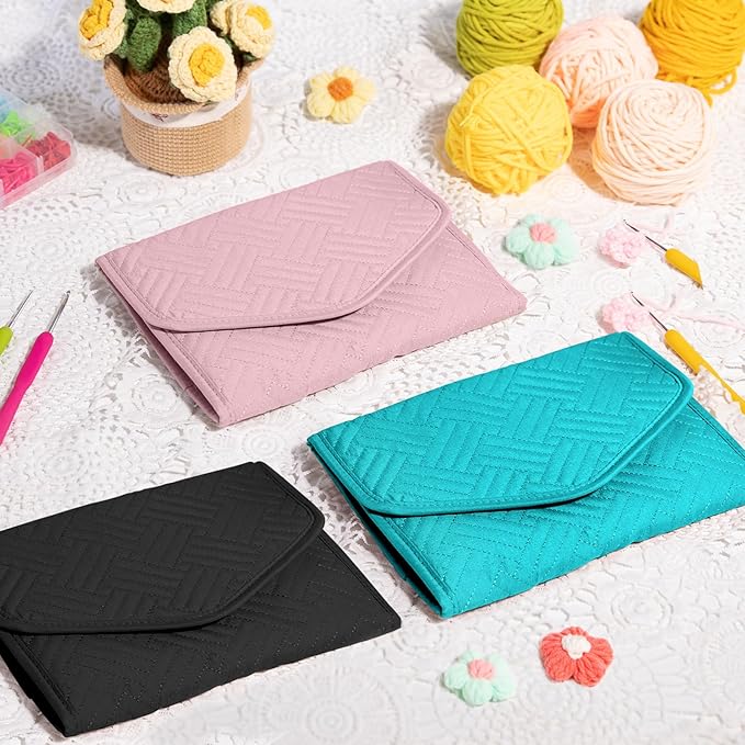 Crochet Hook Case - Foldable Organizer - Knitting & Crochet Supplies Accessory
