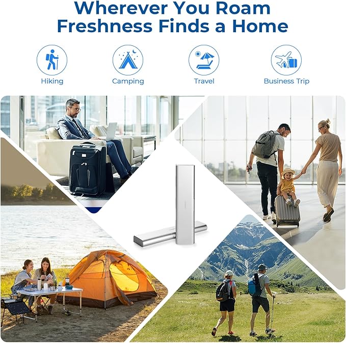 Wider Aluminum Toothbrush Travel Case, Portable Travel Toothbrush Holder, Durable Manual Toothbrush Box Container for Traveling, Bathroom, Camping, Business Trip-Not for 0.85oz Toothpaste