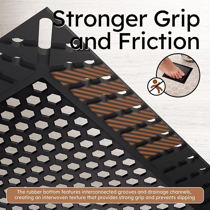 Not Moving Shower Drain Hair Catcher,Effective Hair Catcher Shower Drain,Square Flat Shower Drain Cover Protector Filter,Efficient Drainage,Hair Trap Stopper