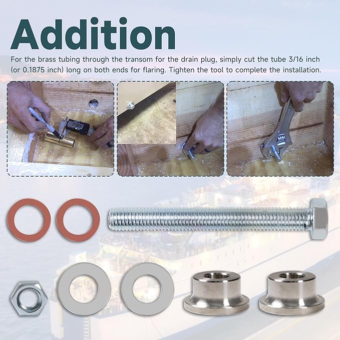 1 inch Drain Tube Flaring Tool for Boat Thru Hull Drain Tube