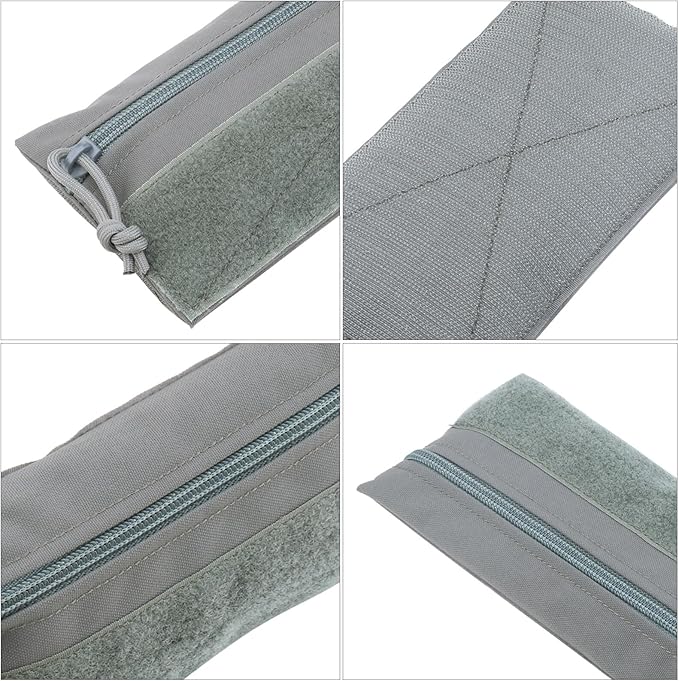 Qavctw Tactical Admin Pouch Bag with Hook and Loop Tool Storage Bag Snack Pouch Candy Bag Hanging Pouches Backpack Accessory Pouch