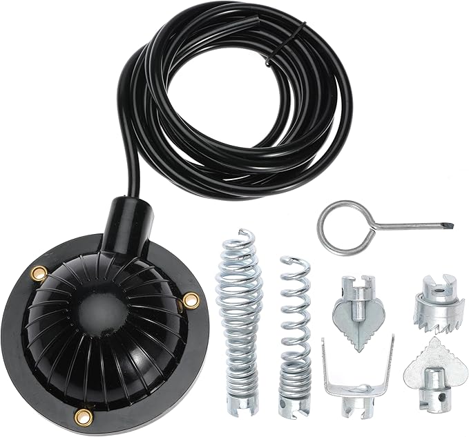 Drain Cleaner Cutter Head Air Foot Pedal Switch For Spartan Air-activated Drain Cleaning Machines For Ridgid K-400 K-380 K-3800 K750 K-7500 For Electric Eel For General For Trojan with 8' Long Hose