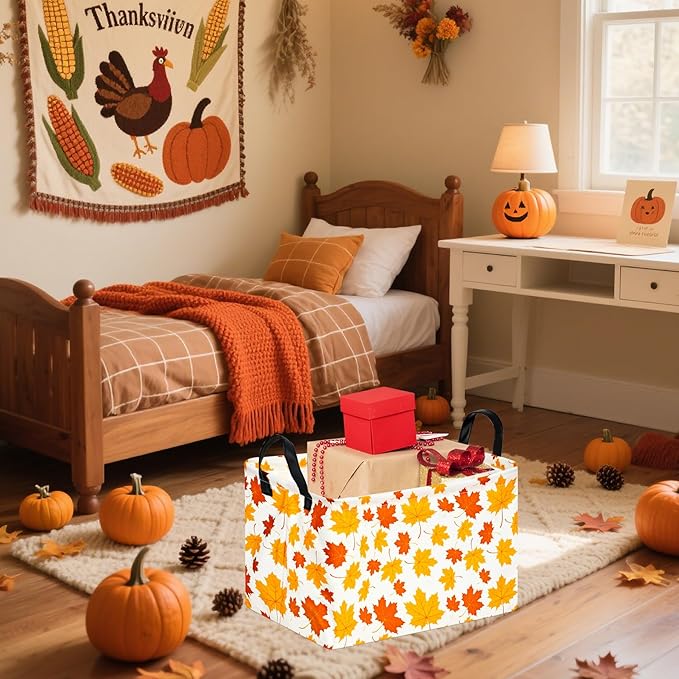 Rectangle Gift Shelf Nursery Storage Basket Laundry Hamper Storage Box and Bins for Home Clothes with Handles