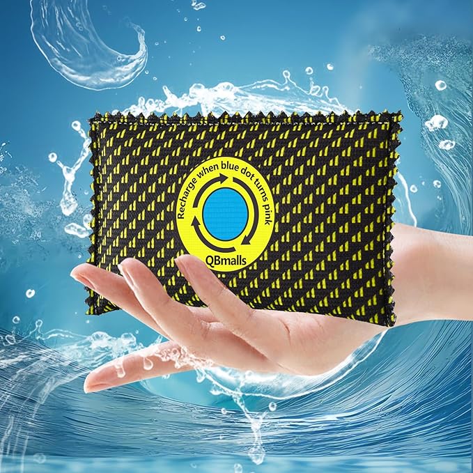 100g Rechargeable Desiccant Pack of 10,Moisture Absorber for Storage Bins,Gun Safes,camper and Cars,Desiccant Dehumidifier for Closets,Drawer,Luggage and Small Spaces