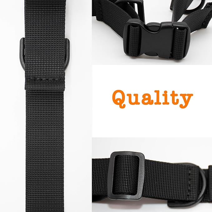 Backpack Chest Strap, Universal Add on Adjustable Sternum Strap, Chest Belt Replacement, with Heavy Duty Quick Release Buckle Clip, for Travel, Hiking, Camping, School(Black)