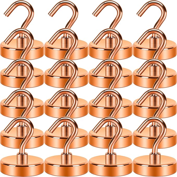 Neosmuk Magnetic Hooks, Cruise Ship Essentials, 26#,Bronze