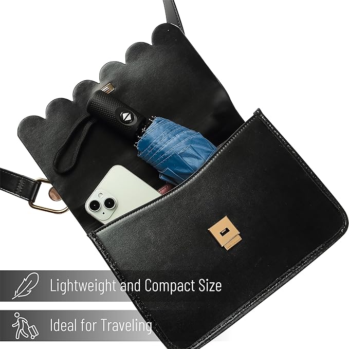 Mr. Pen- Windproof Travel Umbrella, Small Water-Resistant Automatic Folding Umbrella for Rain and Sun, Light, Compact and Portable for Women & Men, Fits Car & Backpack