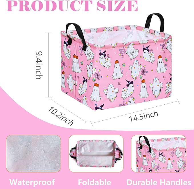 Rectangle Gift Storage Basket Home Shelf Storage Basket Organizer Box Clothes Laundry Hamper Nursery Basket Laundry Basket with Handles