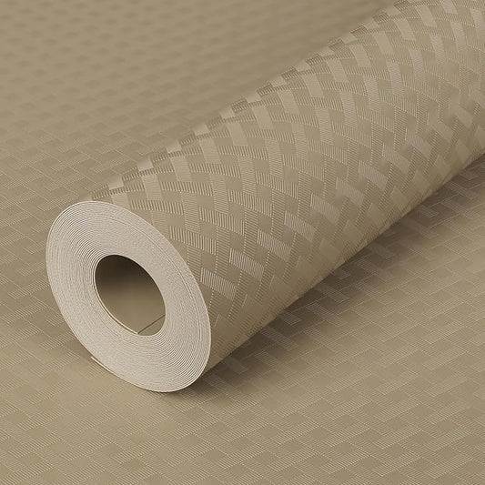 HooTown Kitchen Shelf Liner Drawer Liners, 17.5"W x 78.7"L Non-Adhesive Cabinet Cupboard Liners Refrigerator Waterproof Fridge Mat with Durable Kitchen Cabinet Mat for Drawers, Shelves, Pantry, Khaki