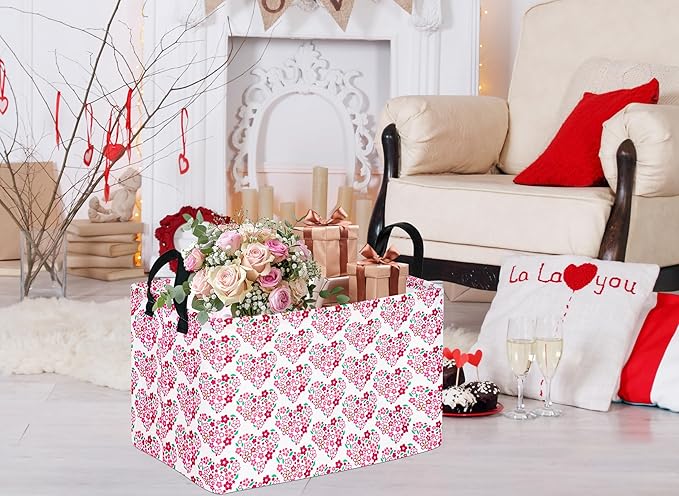 Kids Hamper Storage Bins Organizer Toy Box Laundry Basket Large Canvas Collapsible Chest for Home/Dorm/Kitchen/Pet/Office/Closet/Shelf/Gift Baskets