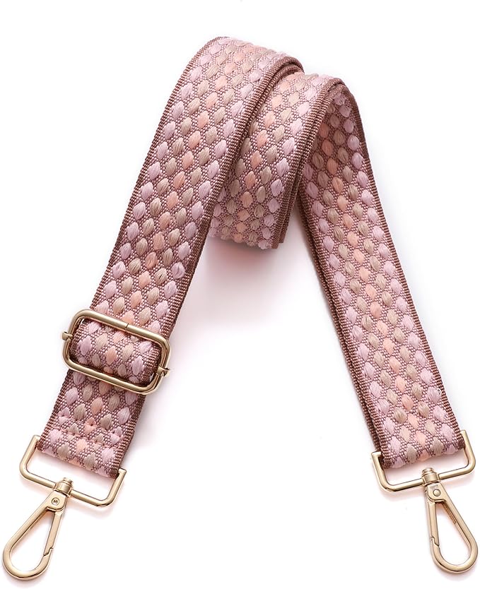 S-Jacorry Purse Strap Replacement Crossbody Wide Shoulder Strap Adjustable Canvas Straps Handbag Strap Replacement Belts