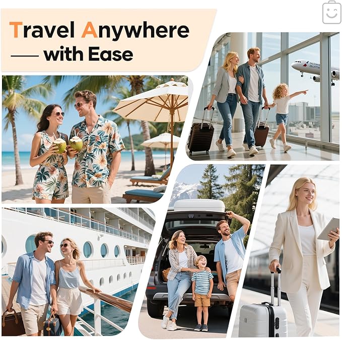 Veken 6/9/11 Set Compression Packing Cubes for Travel Essentials,Compressible Expandable Large Luggage Suitcase Organizer Bags for Clothing,Durable Space Saver Storage Bags(Beige)