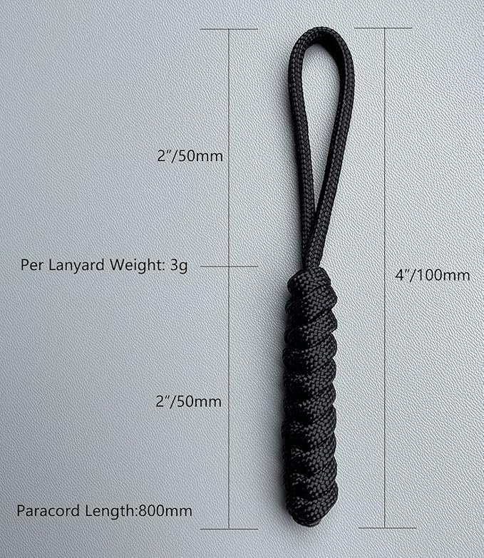 10 Pieces Zipper Pull Replacement Dress Zipper Pull Helper Hand Woven Vajra Knot Paracord Pull Tab Extender for Backpacks Jackets Luggage Purses Handbags (Mutil Color)