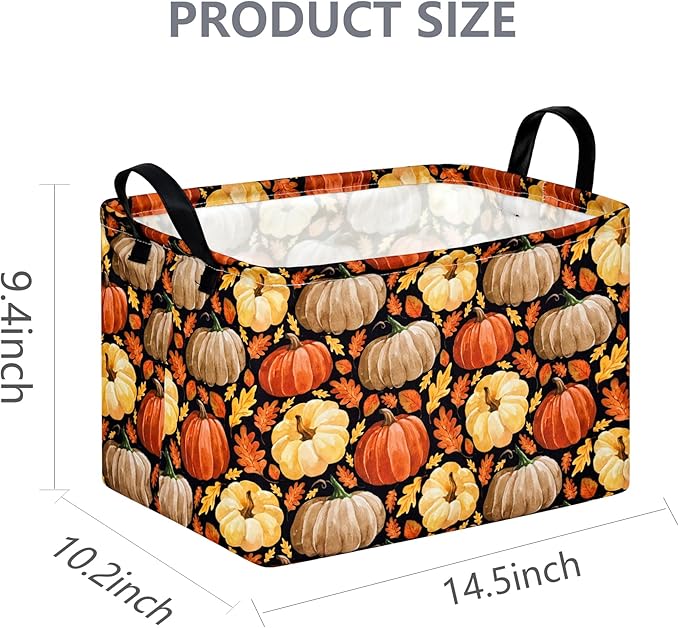 Rec Box Hamper Storage Basket Collapsible Organizer Bin Gift Shelf Baskets for Home and Kitchen Storage