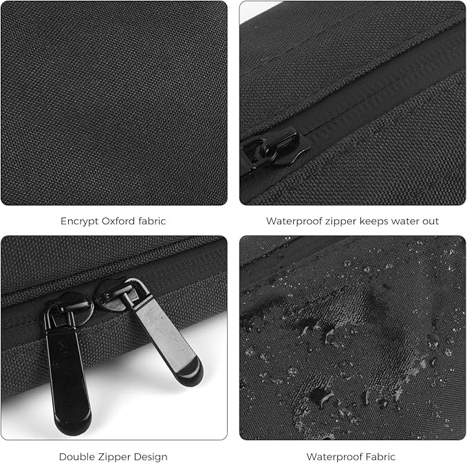 SINLAND Travel Toiletry Bag Water-resistant with Hanging Hook for Men Large Packing with Waterproof Wet/Dry Compartment Travel Shower Bags Travel Toiletry Organizer Dopp Kit Shaving Bag