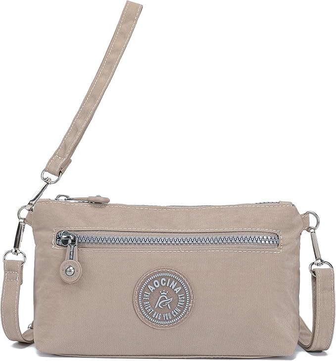 AOCINA Small Wristlet Wallet for Women RFID Blocking Crossbody Purse Gifts for Valentines Day Nylon Cell Phone Purses