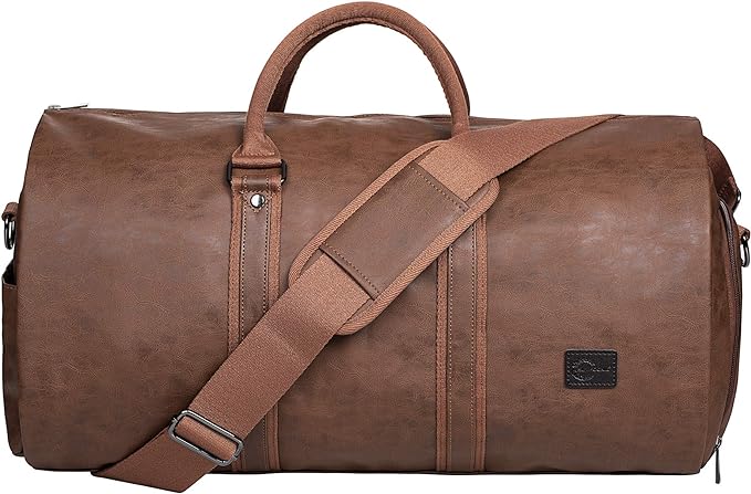 seyfocnia Convertible Travel Garment Bag, Carry-on Garment Duffel Bag for Men and Women - 2-in-1 Hanging Suitcase and Suit Business Travel Bag