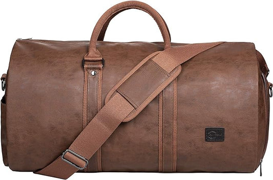 seyfocnia Convertible Travel Garment Bag, Carry-on Garment Duffel Bag for Men and Women - 2-in-1 Hanging Suitcase and Suit Business Travel Bag