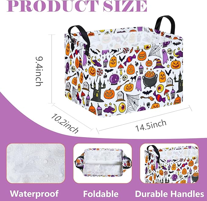 Rectangle Gift Storage Basket Home Shelf Storage Basket Organizer Box Clothes Laundry Hamper Nursery Basket Laundry Basket with Handles