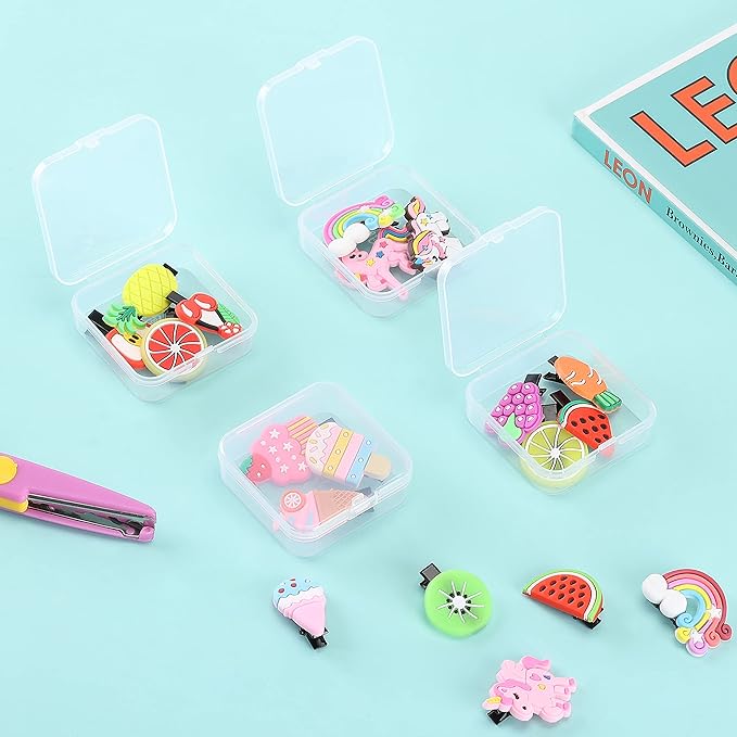 Mr. Pen - Small Plastic Containers, Clear, 12 pcs, Small Bead Organizer, Small Containers for Organizing, Bead Containers, Small Plastic Box, Mini Containers, Small Plastic Storage Containers