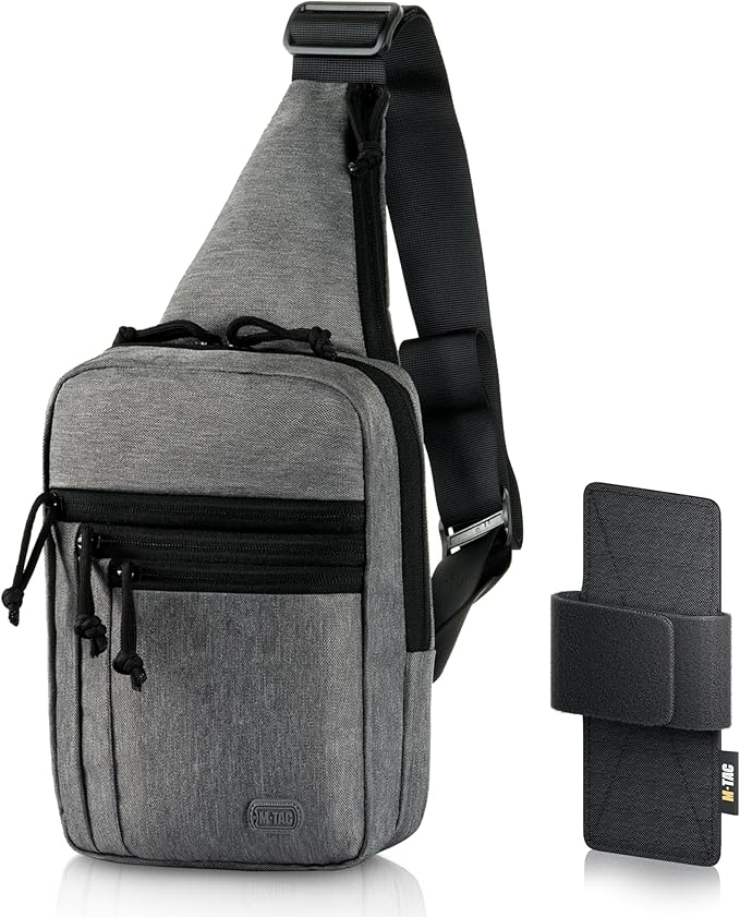 M-Tac CCW Sling Bag for Men & Women - EDC Shoulder Bag Tactical - Crossbody Concealed Carry Bag - Mens Chest Pack