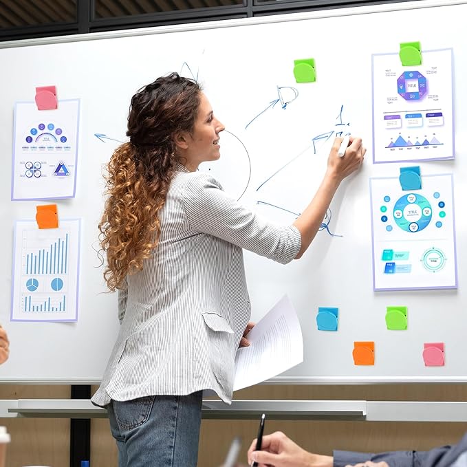 12 Pack Magnetic Clips Heavy Duty, Colorful Magnet Clips for Fridge, Refrigerator Magnets, Strong Magnetic Clip, Scratch Free Magnets with Clip for Whiteboard, Refrigerator, Cruise, Locker