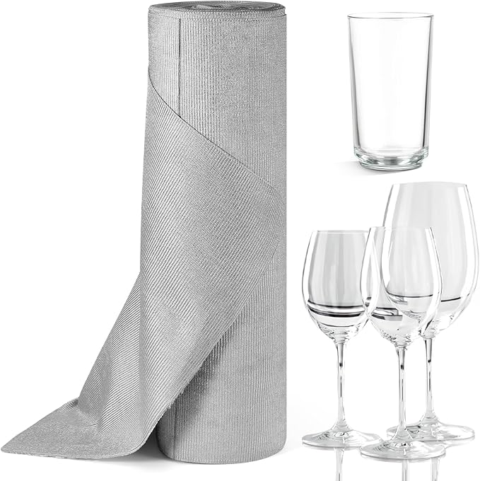 Microfiber Cleaning Cloth, 20 Sheets Glass Cleaning Cloth 11.8" x 15.7", Reusable Towels Kitchen Cleaning Wipes Lint Free Rags for Laptop Camera Lenses LCD Screens (Gray, 11.8" x 15.7")