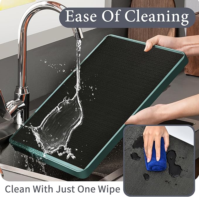 Shelf Liners for Kitchen Cabinets 17in x 20FT, Non Adhesive Drawer Liner Pure Black Thickened Shelf Liner Non-Slip Easy to Clean for Tool Box Refrigerator with Knife and Tape Measure