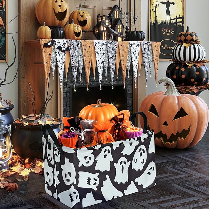 Rectangle Gift Shelf Nursery Storage Basket Laundry Hamper Storage Box and Bins for Home Clothes with Handles