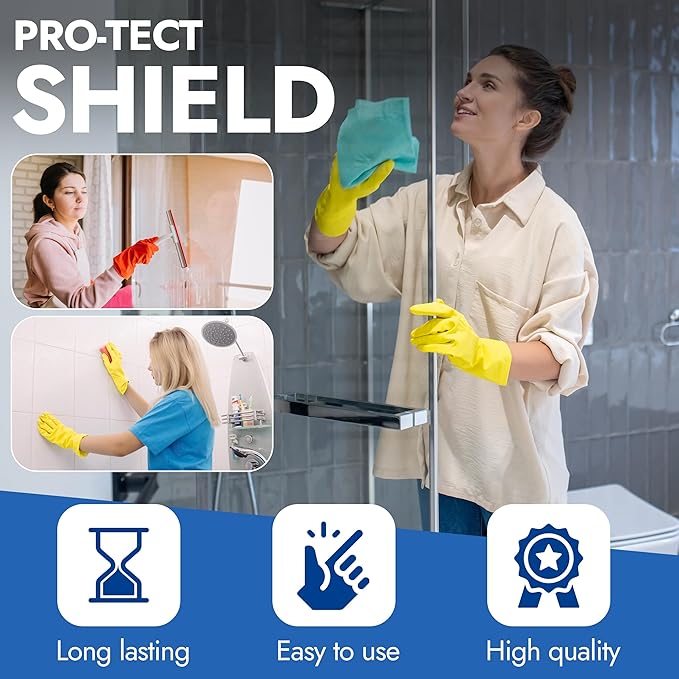 BRING IT ON! CLEANER Professional Hard Water Stain Remover & Glass Shield Sealant, Tiles, grout, Windows, Fiberglass, Chrome, Tubs, Toilets