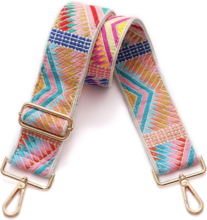 S-Jacorry Purse Strap Replacement Crossbody Wide Shoulder Strap Adjustable Canvas Straps Handbag Strap Replacement Belts