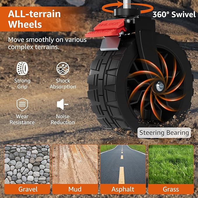 Folding Wagon Cart with Wheels Foldable - Collapsible Wagons Carts Heavy Duty, Fold Up Portable Utility Wagon for Grocery Beach Fishing Camping Shopping, Carrito para Cargar Cosas Con Ruedas(180L)