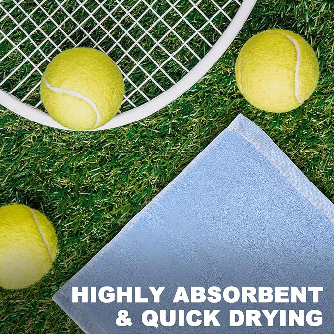 10 Pack Microfiber Wash Cloth, 10x10 Inch Highly Absorbent and Soft Feel Fingertip Towels, Machine Washable Washcloths for Bathroom, Gym, Hotel, Spa and Kitchen, Multicolor