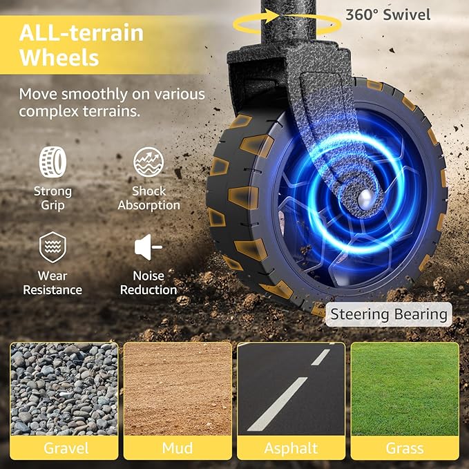 Collapsible Wagon with Wheels, Portable Wagons Carts Foldable, Folding Wagon Cart for Groceries, Sports Garden Shopping Utility Wagon