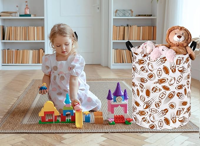 Round Laundry Basket Storage Bins Nursery Hamper Gift Baskets for Home,Office,Home Decor